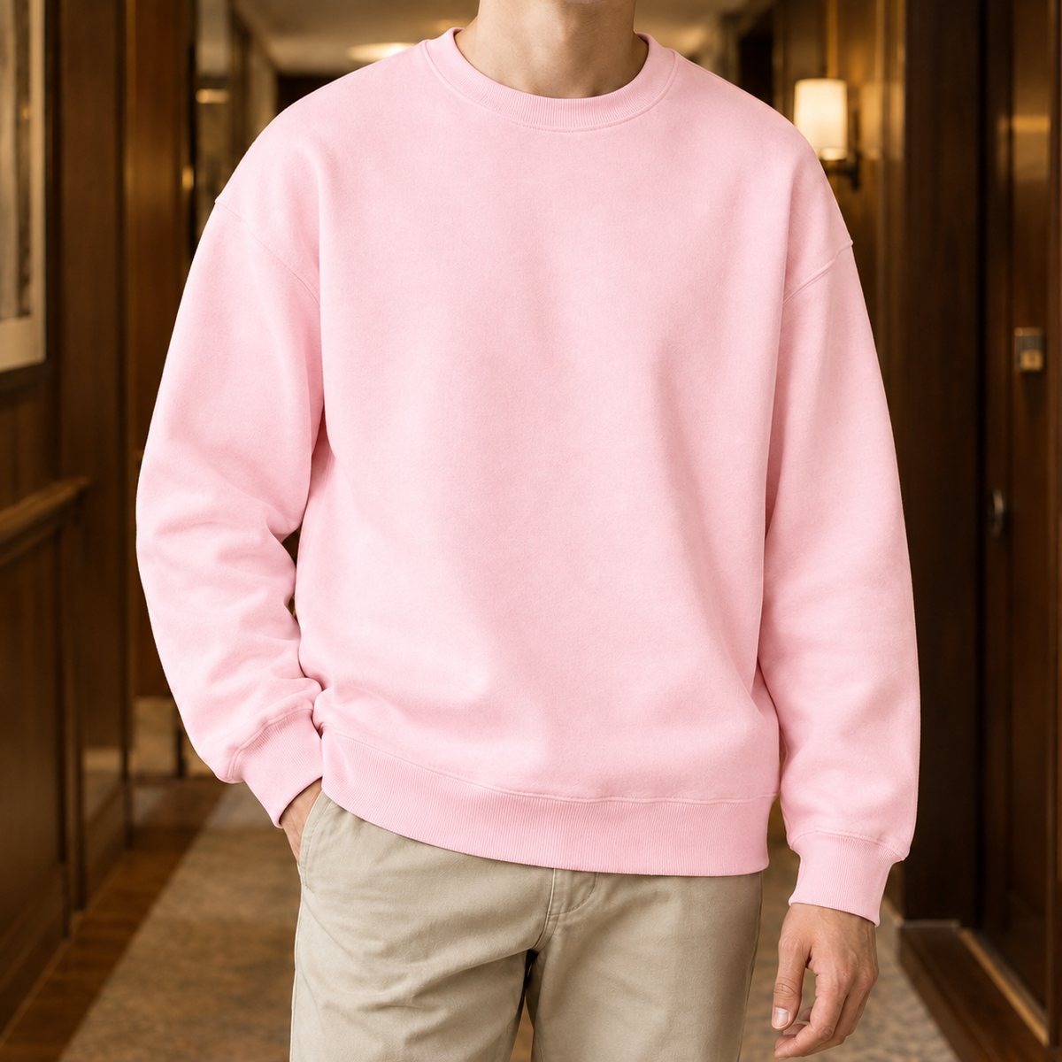 Sweatshirt Herren Relaxed Casual