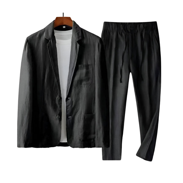 Set Herren Slim Fit Business Sommer