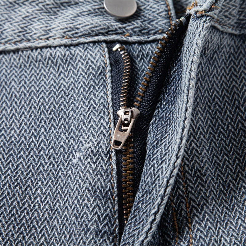 Jeansshorts Herren Relaxed Fit Freizeit Sommer