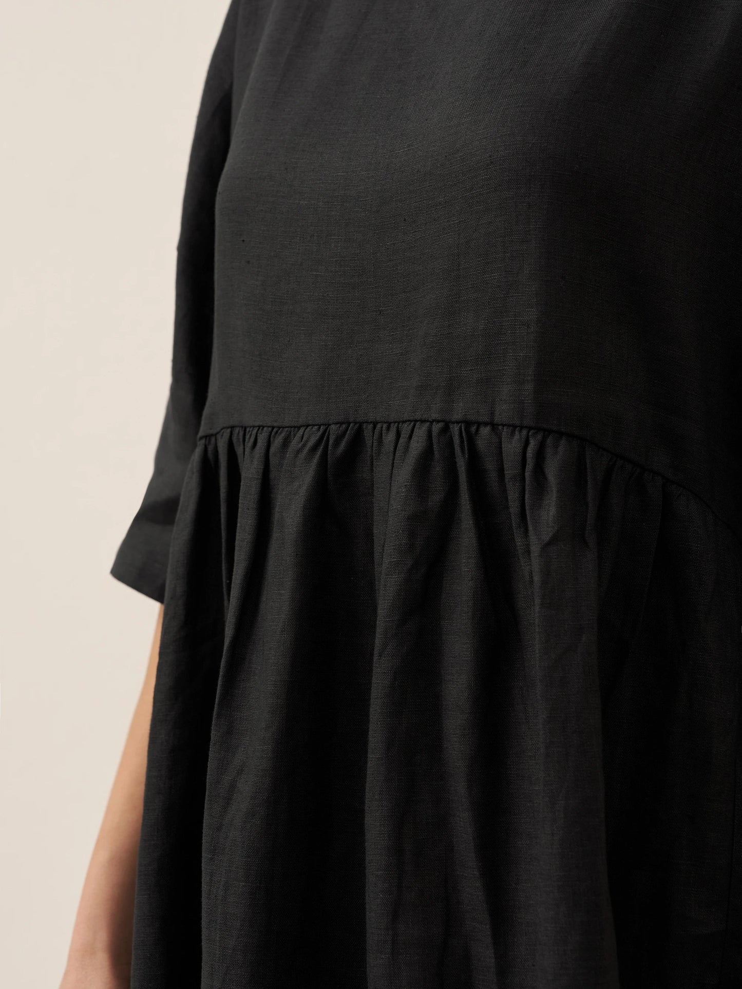 Adele | Midikleid Damen A-Linie Kurzarm Casual