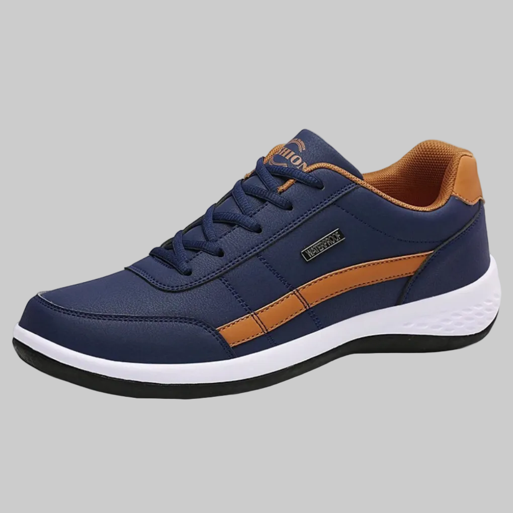 Sneaker Herren Vegan Leder Bequem Alltag