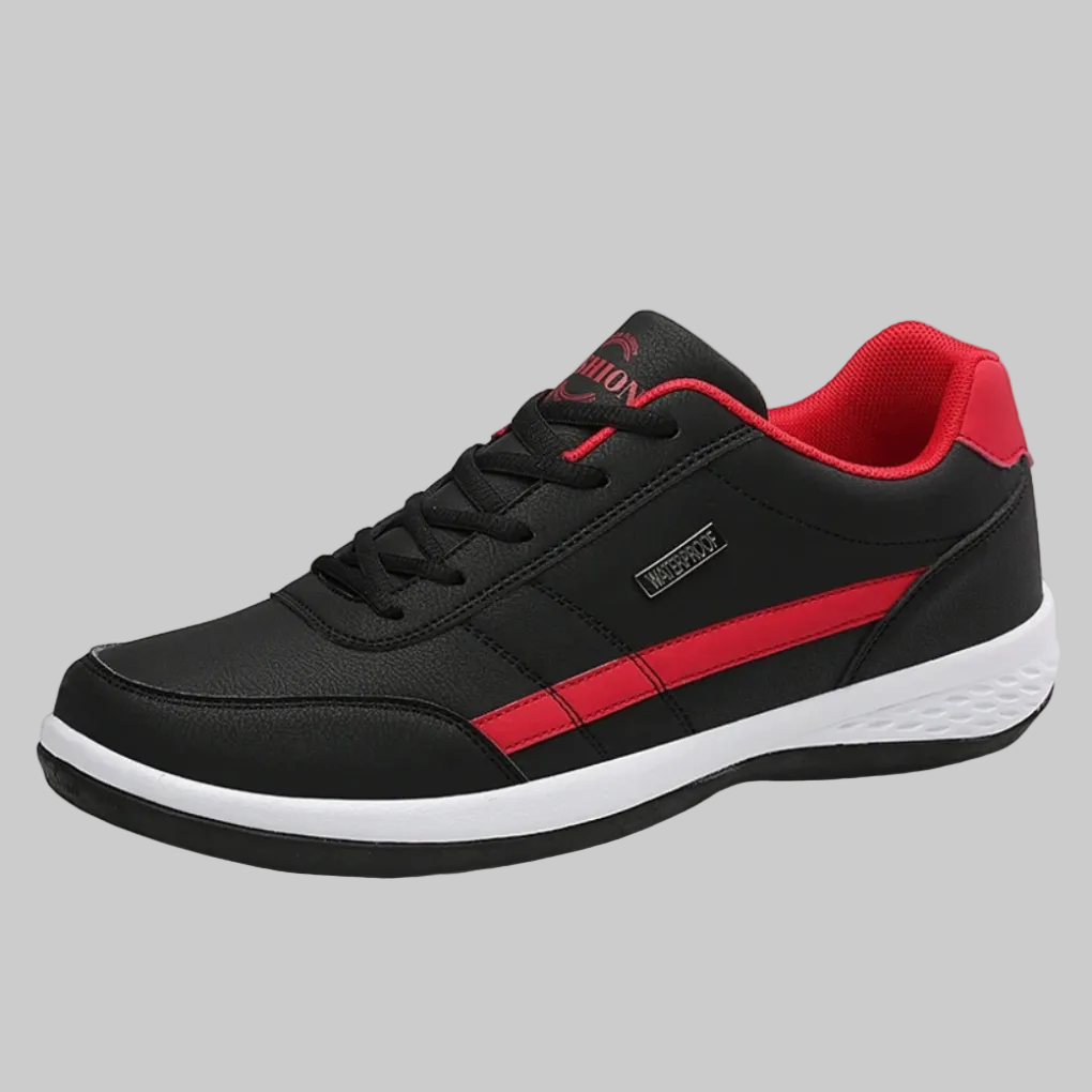 Sneaker Herren Vegan Leder Bequem Alltag