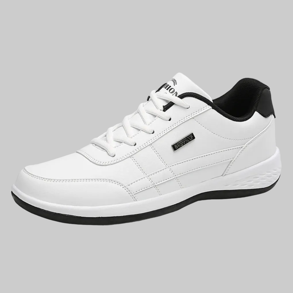 Sneaker Herren Vegan Leder Bequem Alltag