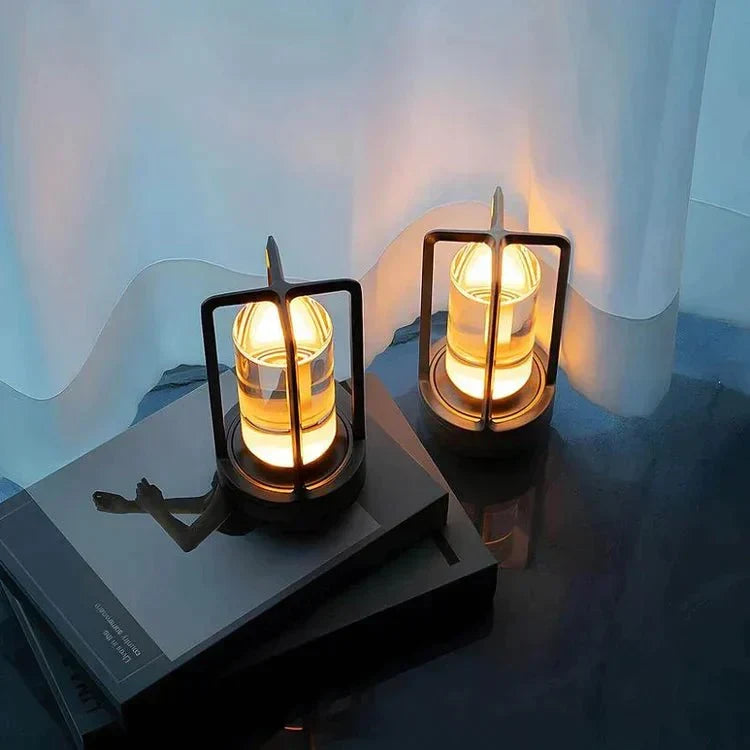 Tischlampe Kristall Modern Deko Wohnzimmer USB Ladefunktion