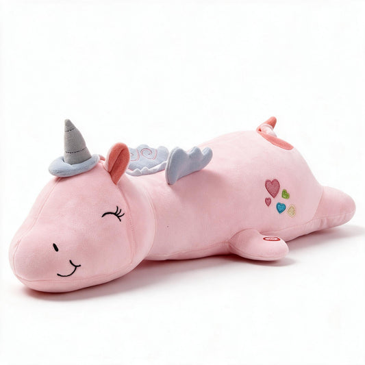 Plüschtier Kinder Leuchtendes Einhorn Farbwechsel LED 60 cm