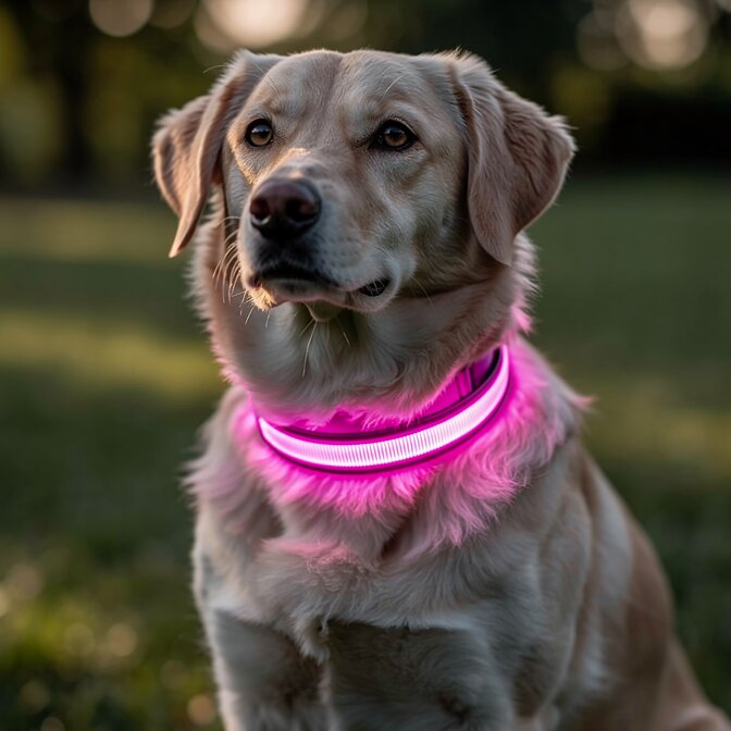 LED Hundehalsband Leuchthalsband Hunde Sicherheit Outdoor