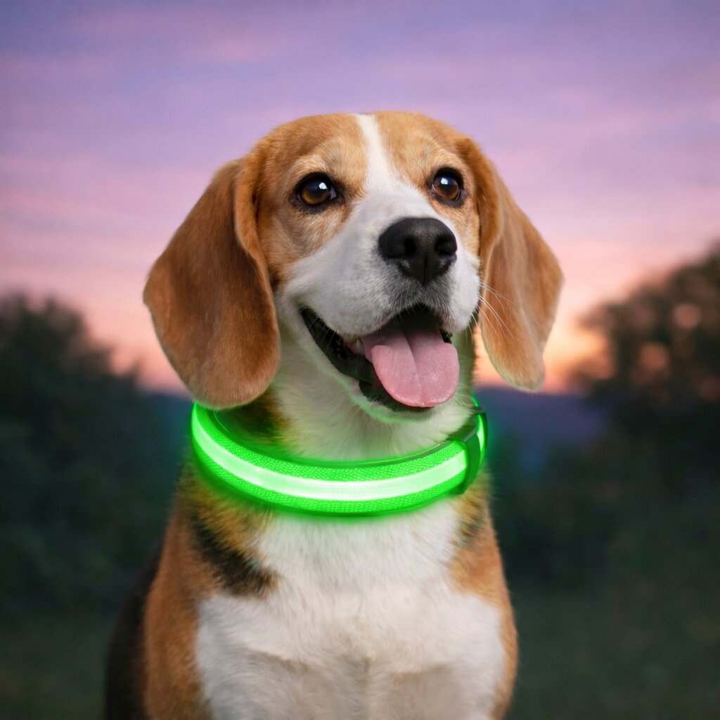 LED Hundehalsband Leuchthalsband Hunde Sicherheit Outdoor
