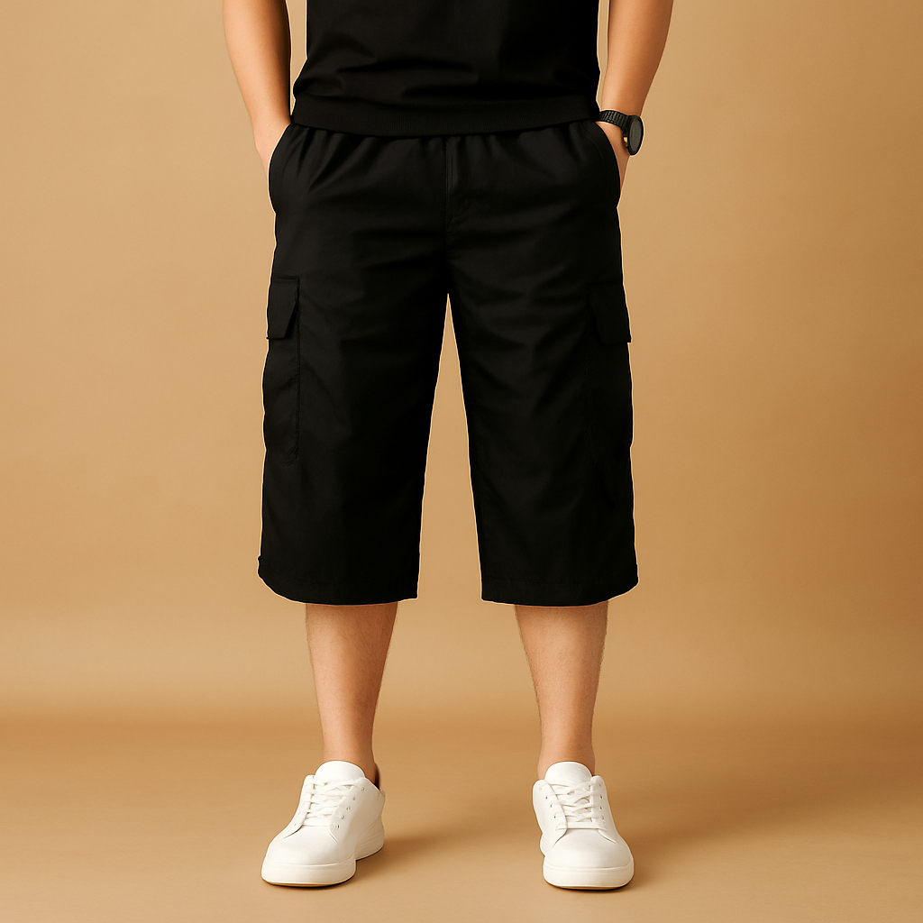 Cargoshorts Herren Lässig Sommer Freizeit