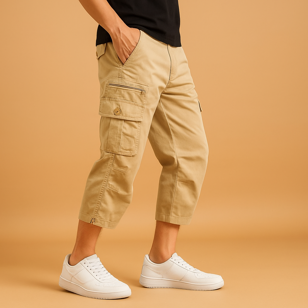 Cargoshorts Herren Lässig Sommer Freizeit