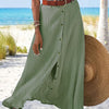 Damen Maxi-Rock A-Linie Freizeit Elegant