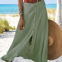 Damen Maxi-Rock A-Linie Freizeit Elegant