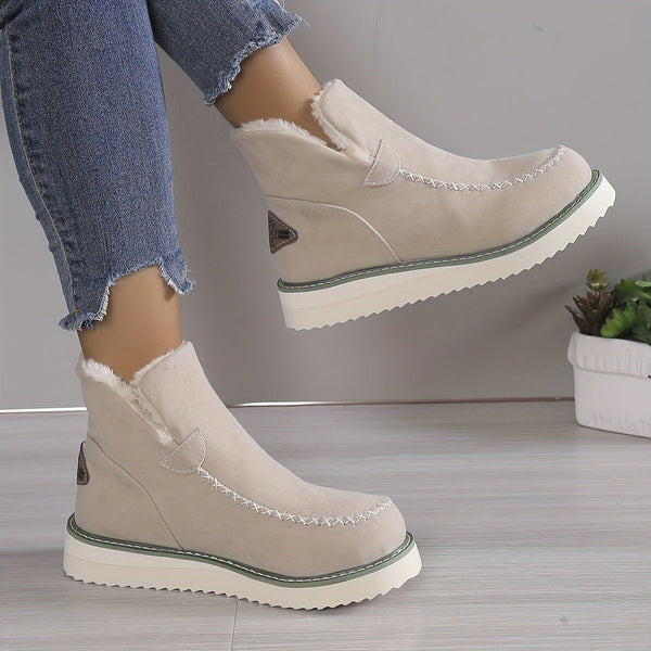 Bottines d'hiver à enfiler pour femmes