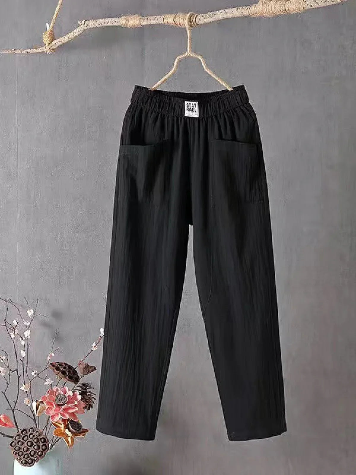 Stoffhose Damen Relaxed Fit Freizeit Frühling & Sommer