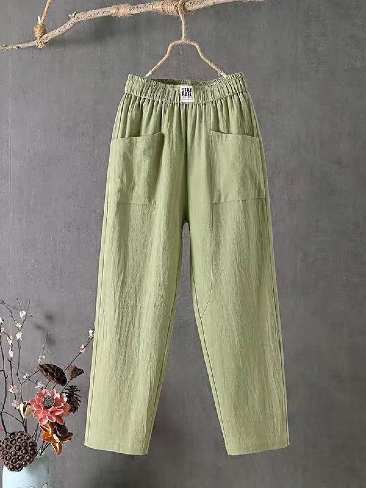 Stoffhose Damen Relaxed Fit Freizeit Frühling & Sommer
