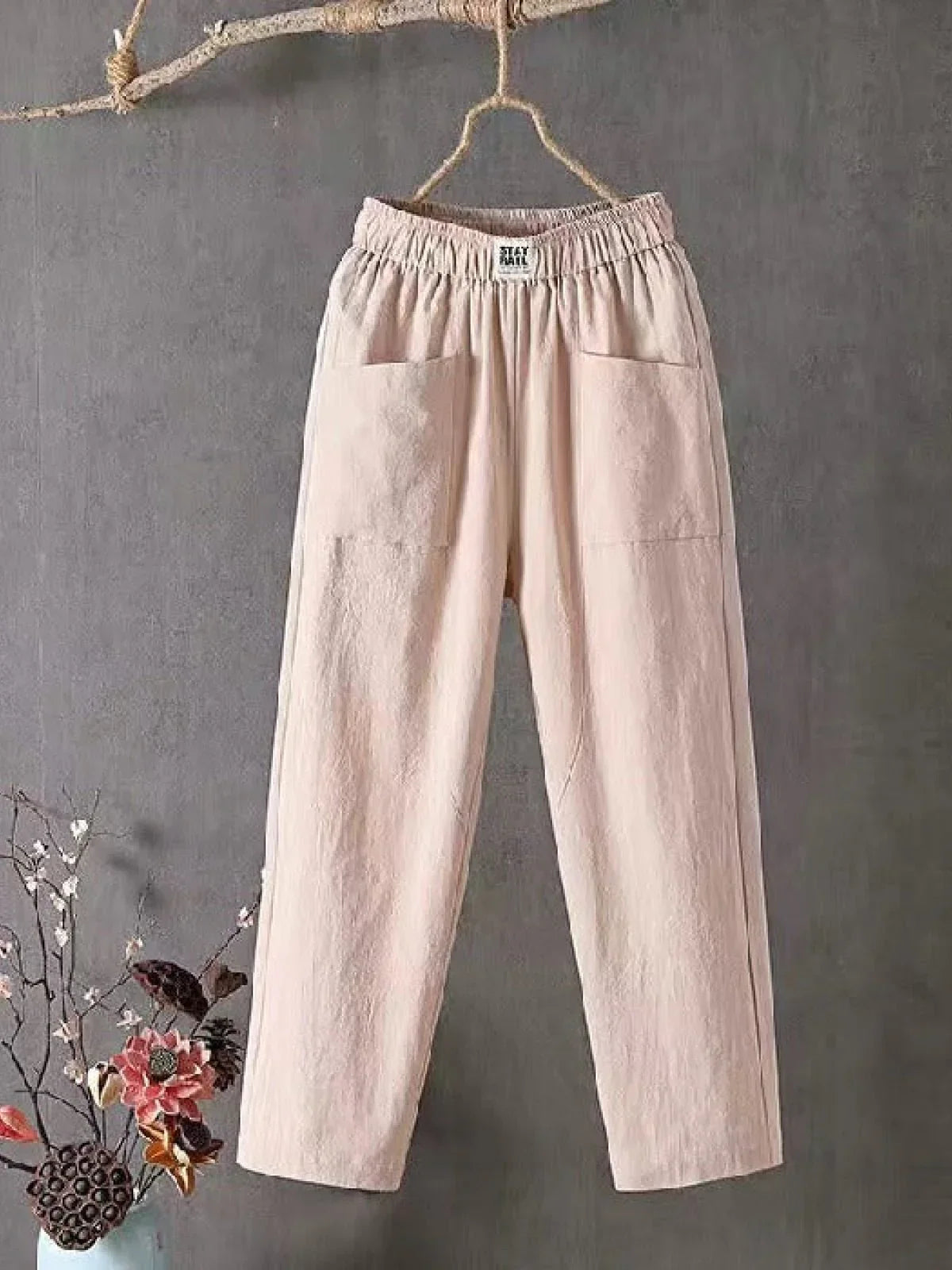 Stoffhose Damen Relaxed Fit Freizeit Frühling & Sommer