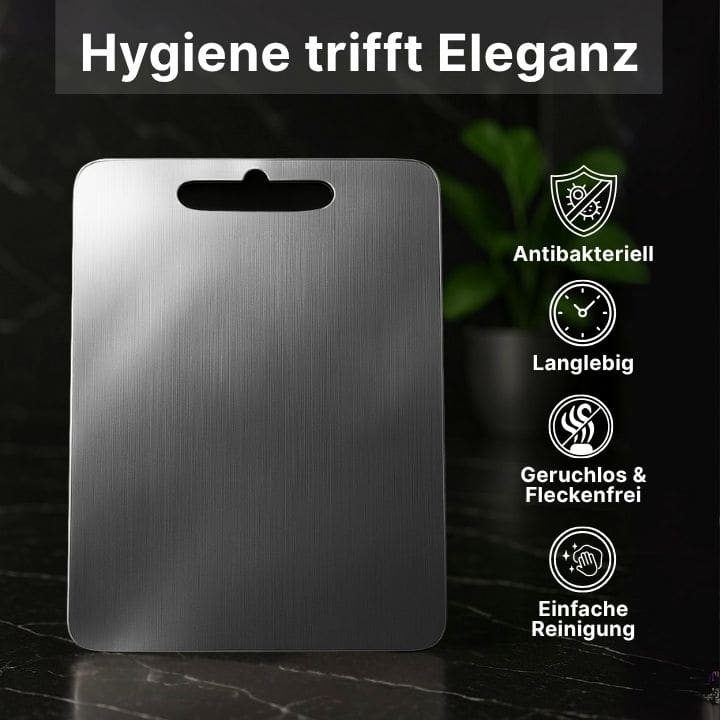 Planche à découper en titane – Planche de cuisine en titane, hygiénique et durable