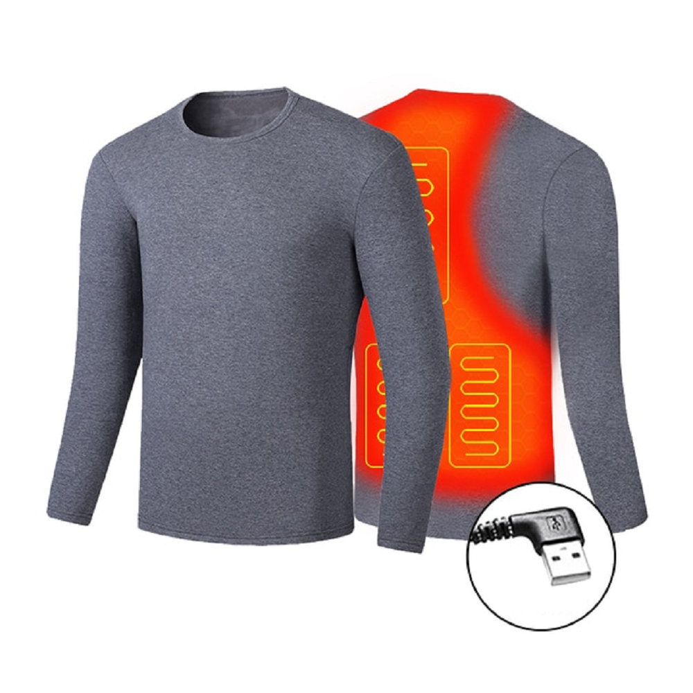 Thermounterwäsche Damen Herren Unisex USB Beheizt Flache Nähte Outdoor Winter