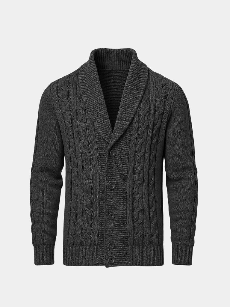 Stylischer Herren-Strickcardigan - Cross & Crown