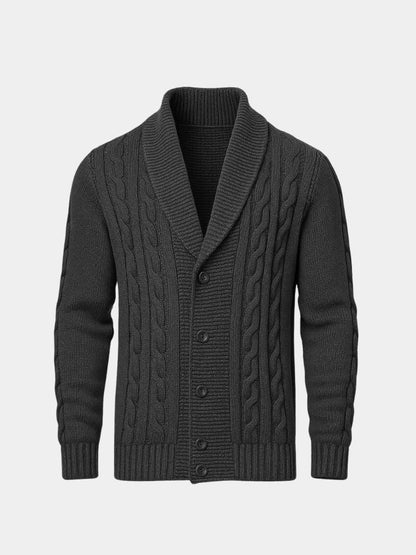 Stylischer Herren-Strickcardigan - Cross & Crown