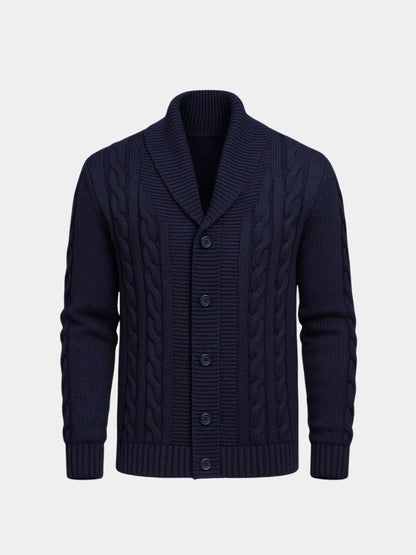 Stylischer Herren-Strickcardigan - Cross & Crown
