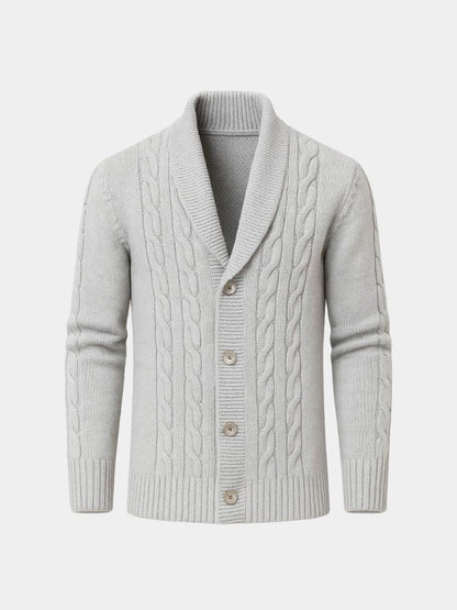 Stylischer Herren-Strickcardigan - Cross & Crown