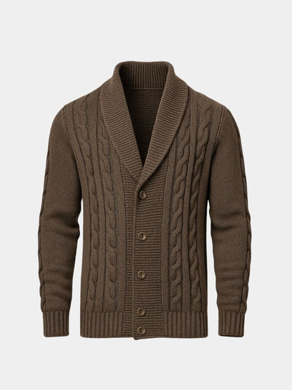 Stylischer Herren-Strickcardigan - Cross & Crown