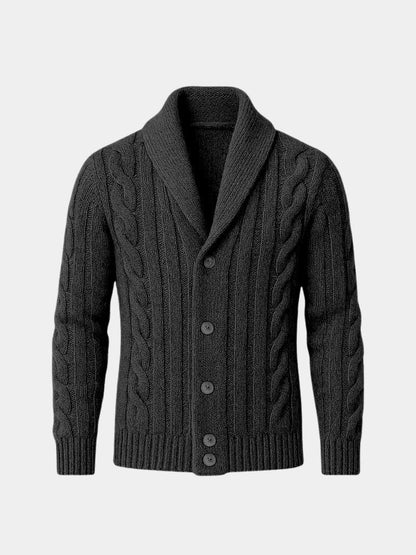 Cross & Crown Herren Strickjacke