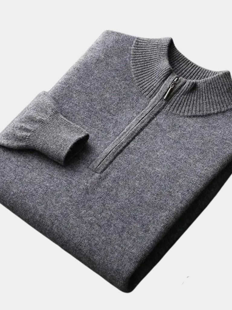 Cross & Crown Merino Half-Zip Pullover
