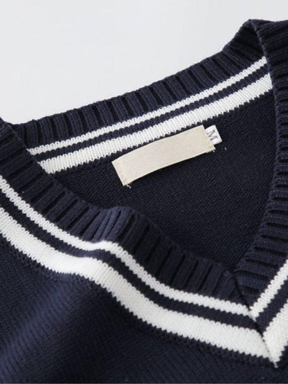 Cross & Crown Classic Strickweste - Old Money Collection