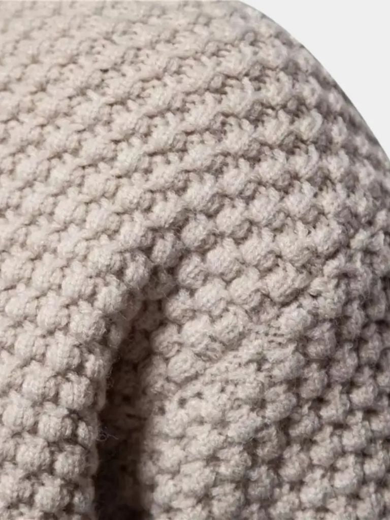 Textured Pullover - Old Money Collection by Cross & Crown