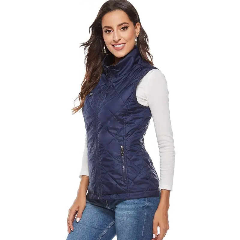 Beheizte Thermo Weste Damen Leicht 3 Heizstufen Outdoor