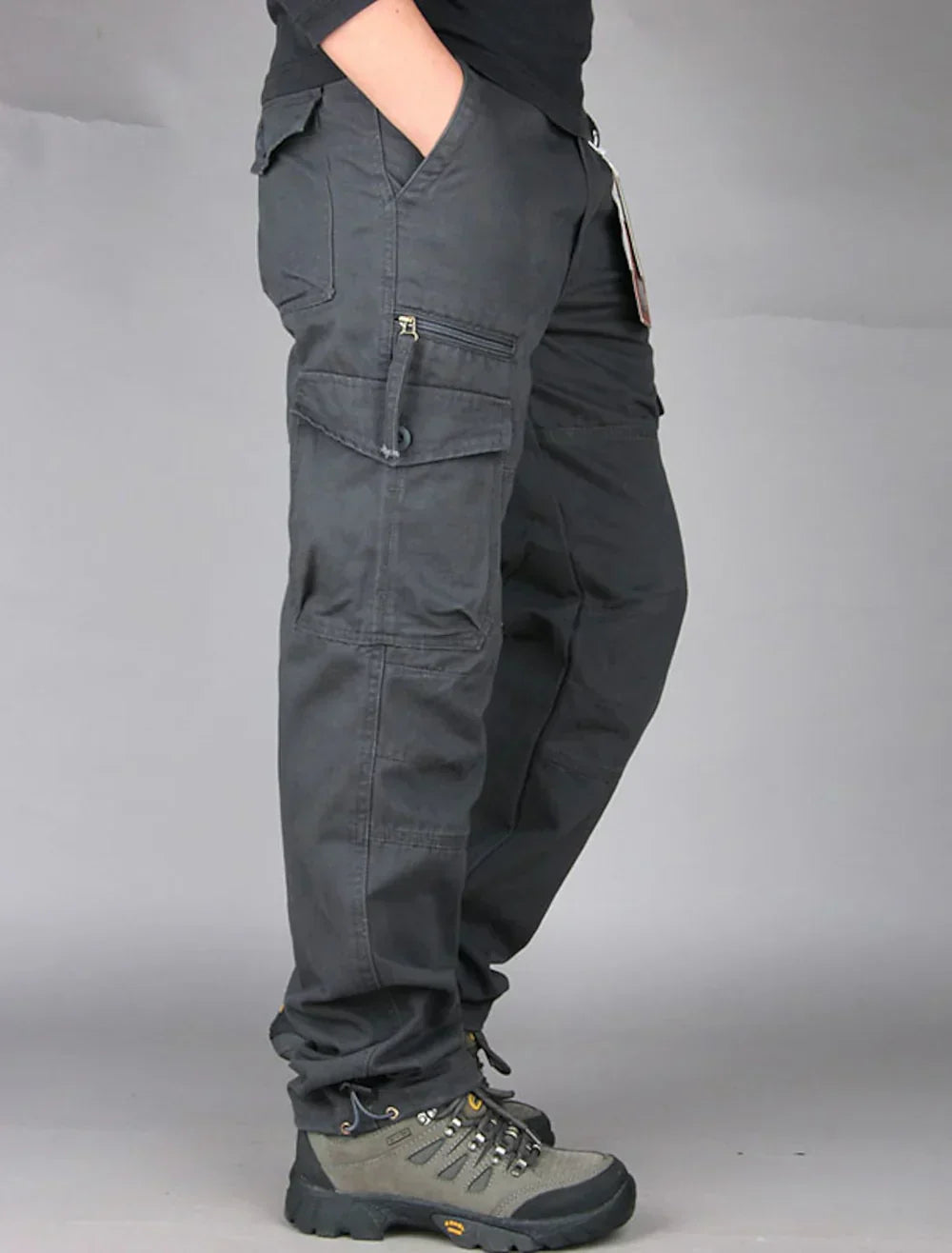 Cargohose Herren Baggy Freizeit Regular Fit