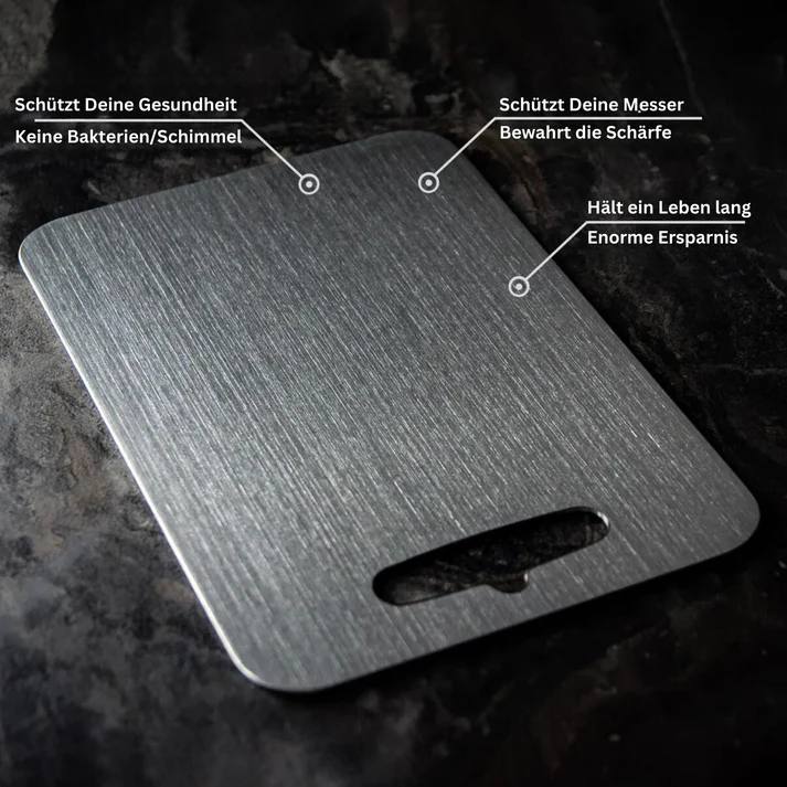 Planche à découper en titane – Planche de cuisine en titane, hygiénique et durable
