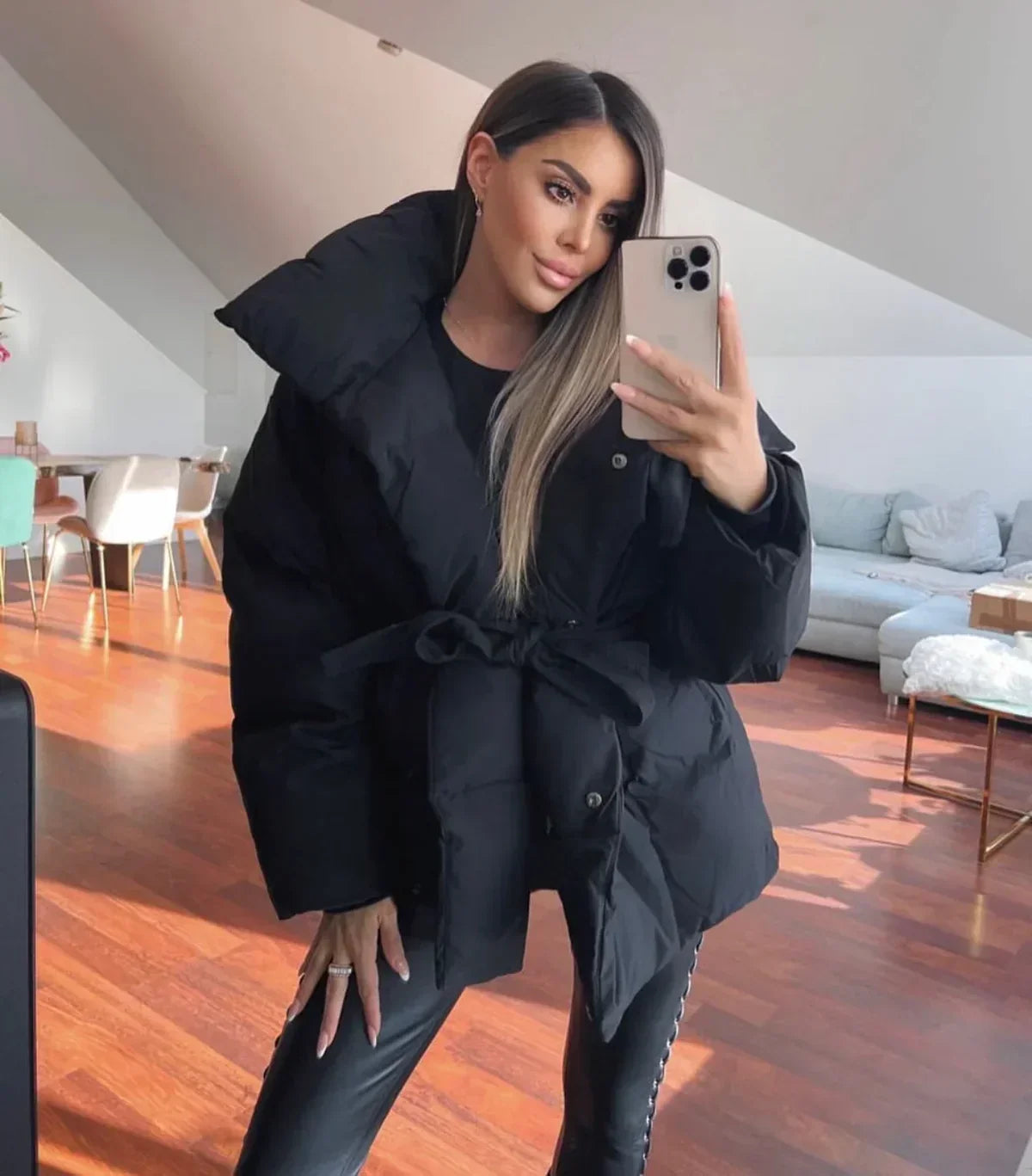 Steppjacke Damen Elegant Winter Casual