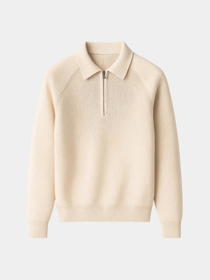 Cross & Crown Raglan Quarter-Zip Sweater