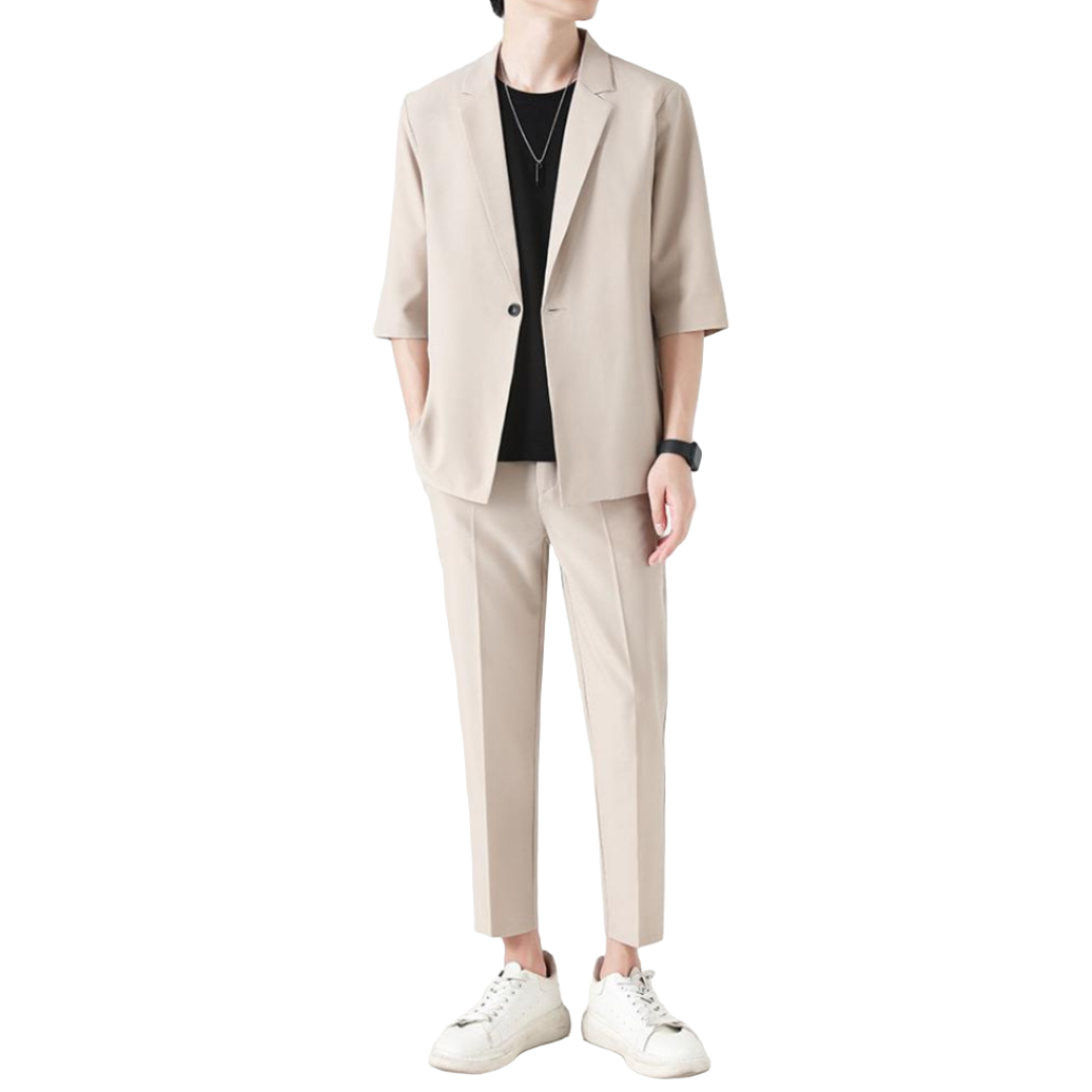 Smart-Casual Set Herren Regular Fit Freizeit