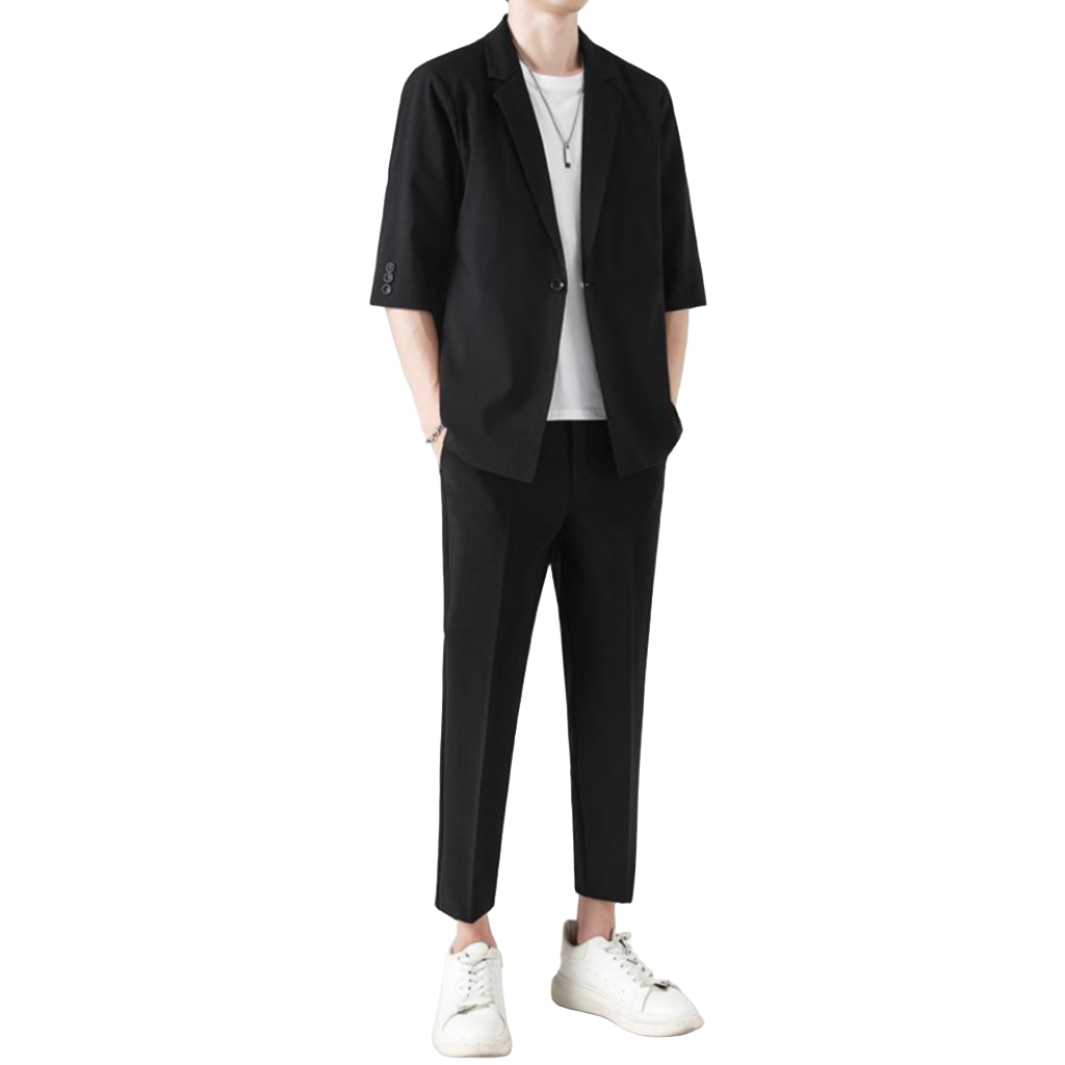 Smart-Casual Set Herren Regular Fit Freizeit