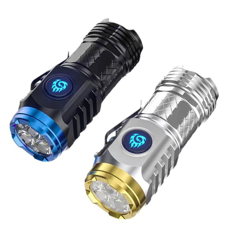 Taschenlampe Unisex Kompakt Superhell Outdoor USB Typ C