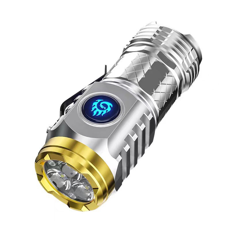 Taschenlampe Unisex Kompakt Superhell Outdoor USB Typ C