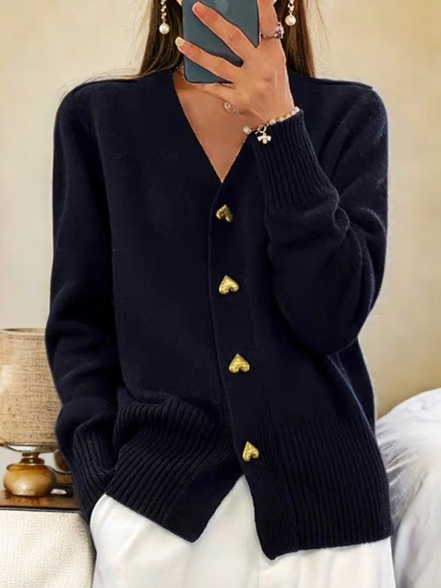 Cardigan Damen Regular Fit Herbst & Winter Warm