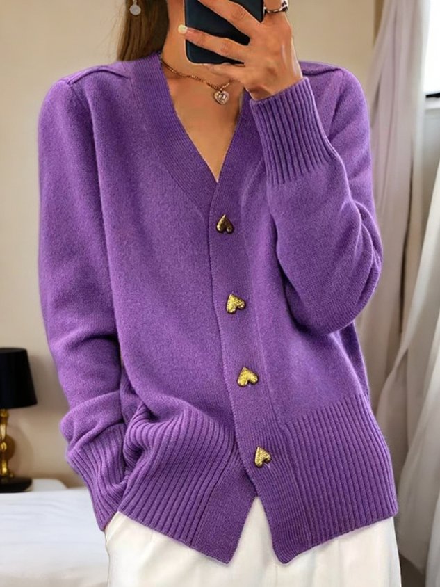 Cardigan Damen Regular Fit Herbst & Winter Warm