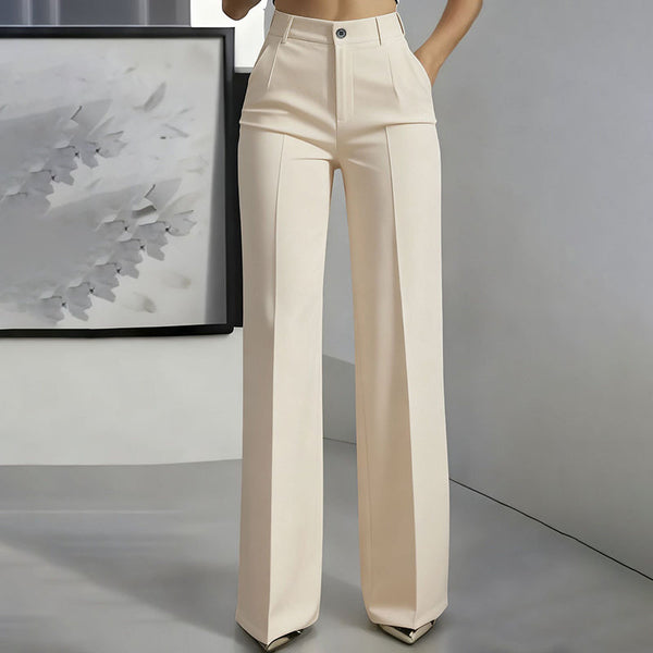 Hose Damen Slim Fit Elegant Hohe Taille Business & Freizeit