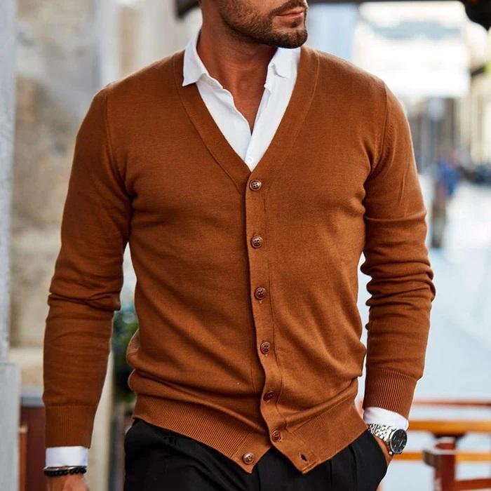 Stef Vest | Lässige Strickjacke für Herren