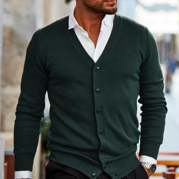 Stef Vest | Lässige Strickjacke für Herren