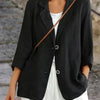 Damen Stoffblazer Regular Fit Elegant für Alltag und Büro