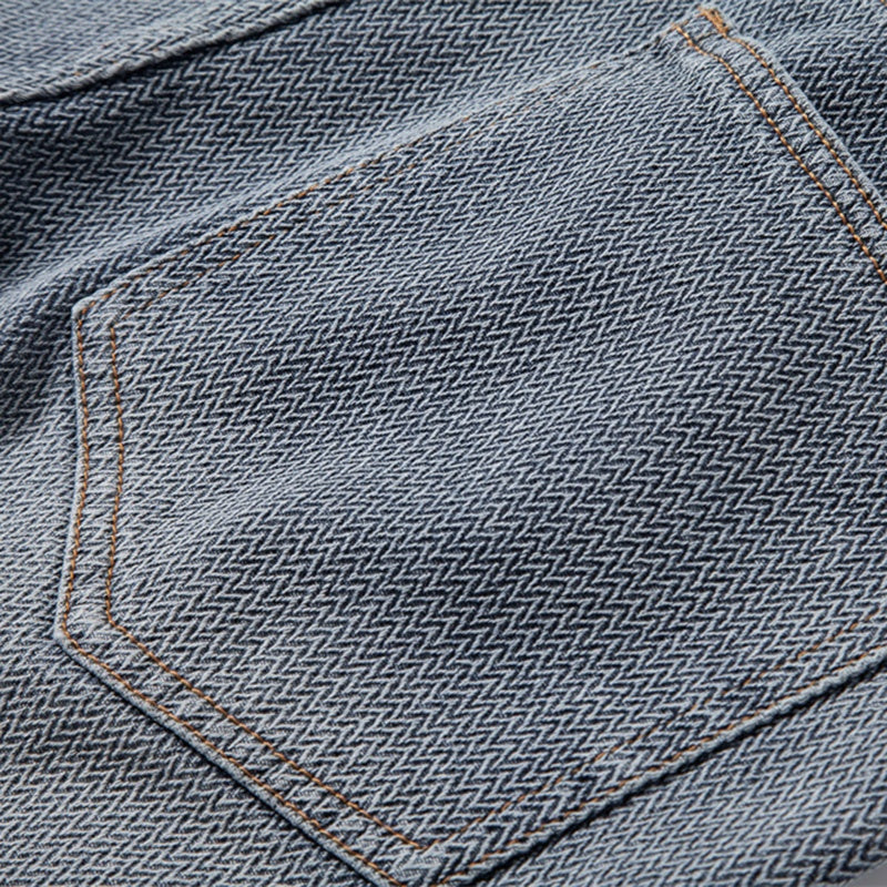 Jeansshorts Herren Relaxed Fit Freizeit Sommer