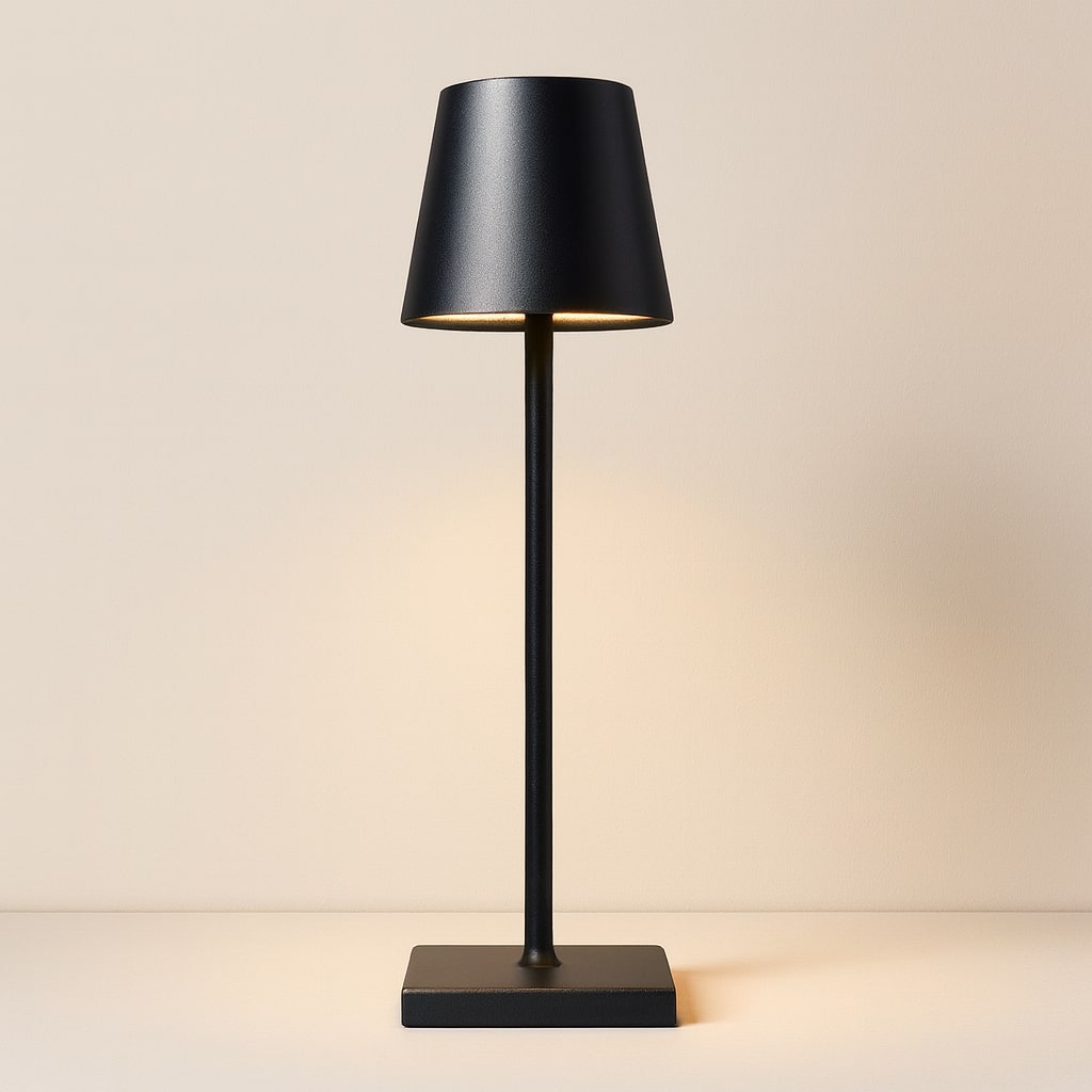 Nachttischlampe Akku Kabellos LED Wiederaufladbar Tischlampe