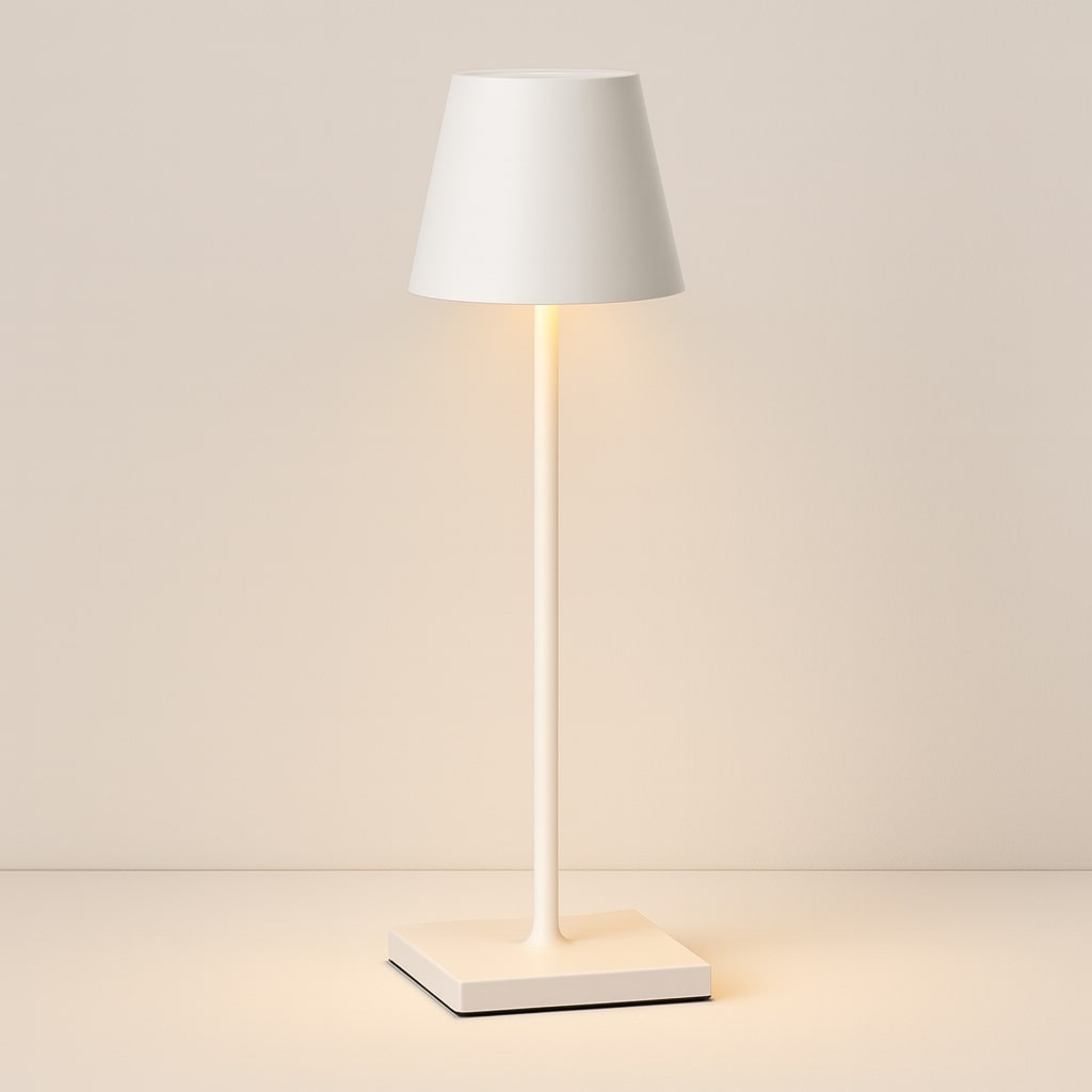 Nachttischlampe Akku Kabellos LED Wiederaufladbar Tischlampe