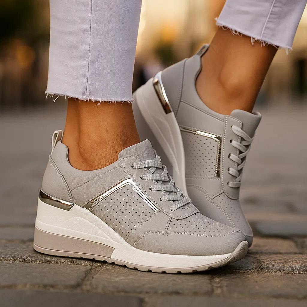 Sneaker Damen Bequem Dämpfende Sohle