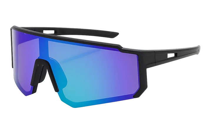 Sportsonnenbrille Damen Futuristisch Leicht UV400 Schutz